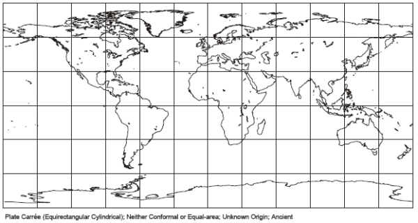 Diagram of the MapQuest Map Projection